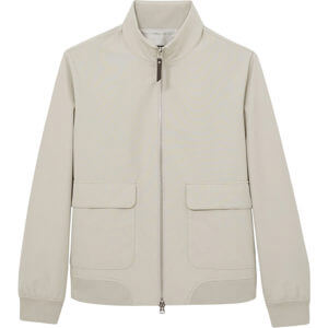 REISS RUFUS Zip Through Funnel Neck Jacket